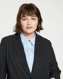 Universal Standard The Pinstripe Blazer