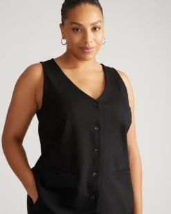 Universal Standard The Tailored Ponte Vest