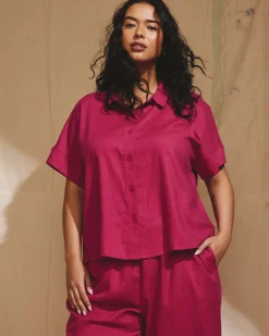 Universal Standard Tupelo Linen Shirt