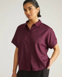 Universal Standard Tupelo Linen Shirt