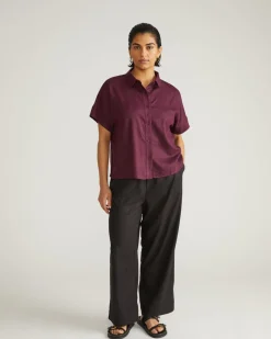 Universal Standard Tupelo Linen Shirt
