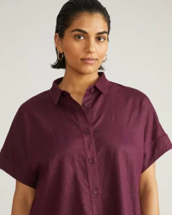 Universal Standard Tupelo Linen Shirt