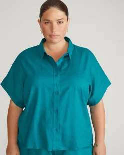 Universal Standard Tupelo Linen Shirt