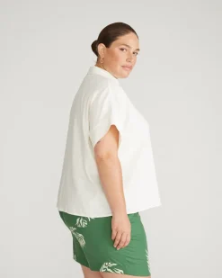 Universal Standard Tupelo Linen Shirt
