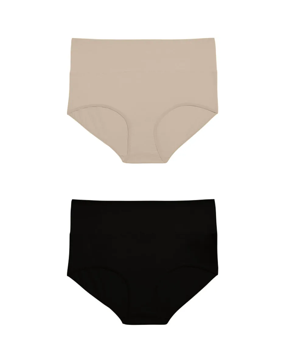 Universal Standard UltimateS 2-Pack Full Coverage High Rise Brief