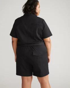 Universal Standard Valley Stretch Cotton Twill Romper