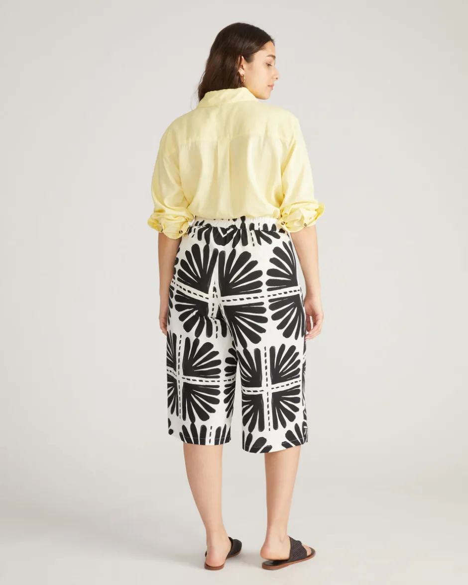Universal Standard Villa Linen Wrap Culottes