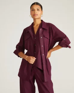 Universal Standard Vineyard Linen Jacket