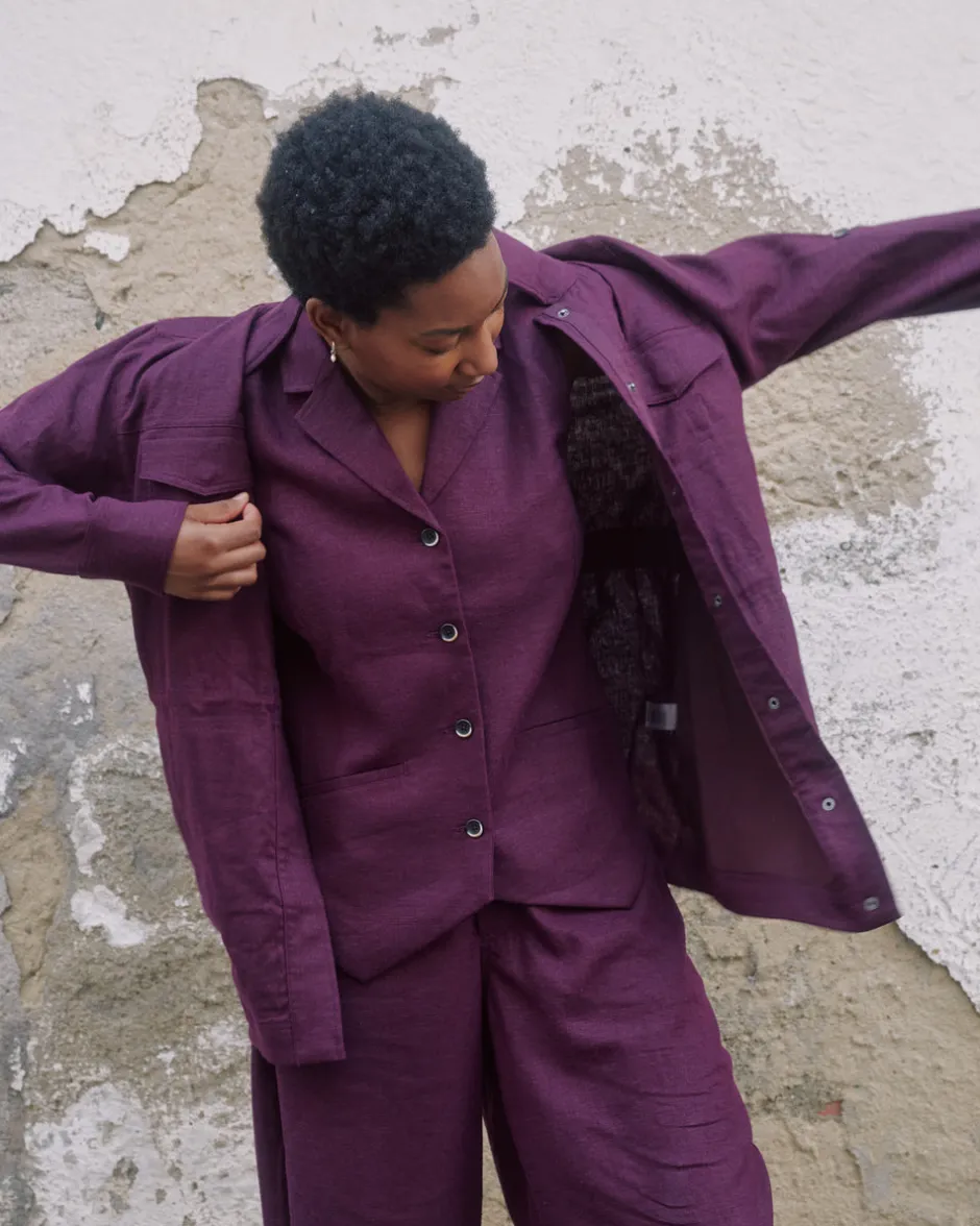Universal Standard Vineyard Linen Jacket