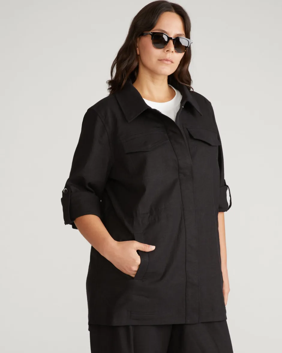 Universal Standard Vineyard Linen Jacket