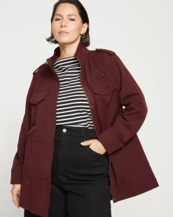 Universal Standard Vineyard Stretch Cotton Twill Jacket