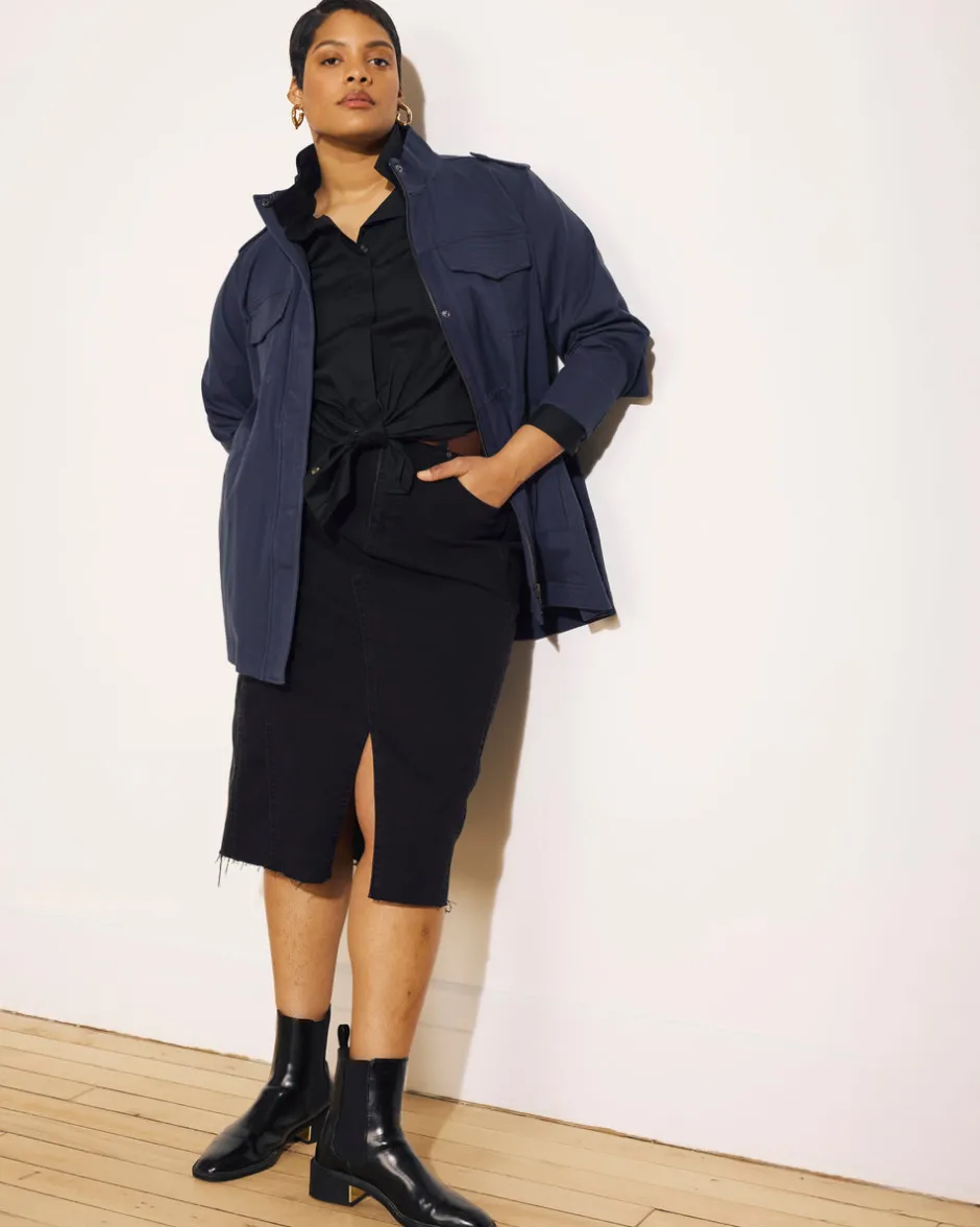 Universal Standard Vineyard Stretch Cotton Twill Jacket
