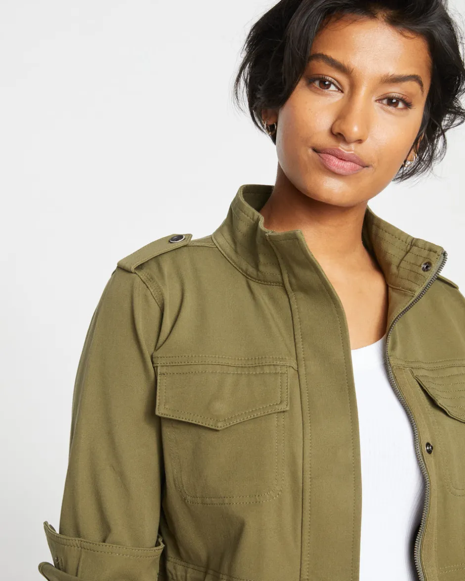 Universal Standard Vineyard Stretch Cotton Twill Jacket