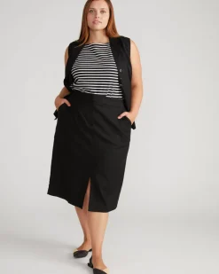 Universal Standard Wooster Linen Skirt